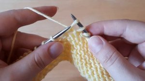 Как связать 2 петли вместе изнаночной с наклоном влево и вправо.