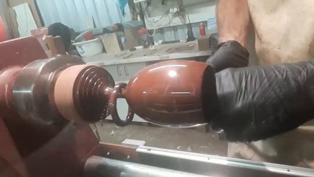 Jarrah gobblet with captured ring. Centrivical resining смотреть онлайн
