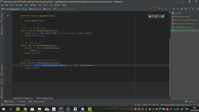 12-1.Laravel 5.8.* - Урок 12-1. Управление Фильтрами. Часть 2 смотреть онлайн