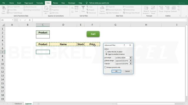 cara membuat tombol cari tanpa CODING atau VBA Macro di excel смотреть онлайн