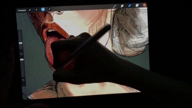 ПРОЦЕСС РИСОВАНИЯ В ПРОГРАММЕ PROCREATE НА iPAD PRO ОТ XENIA.SERG смотреть онлайн