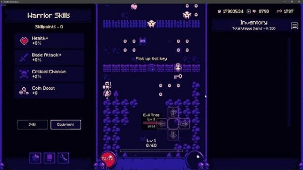 One Bit Adventure - Secret Achivement: Tutorial has a secret