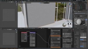 Экстерьер в Blender. Часть 5. Обрисовываем участок HDR-освещение, материалы дома.