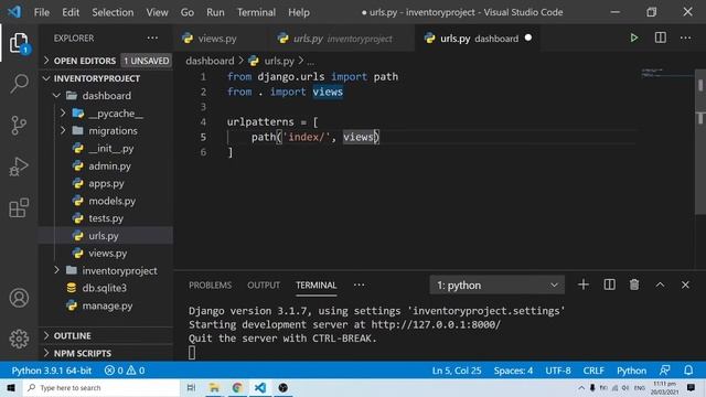 Views and URLs | Django Inventory Management System Web Application смотреть онлайн