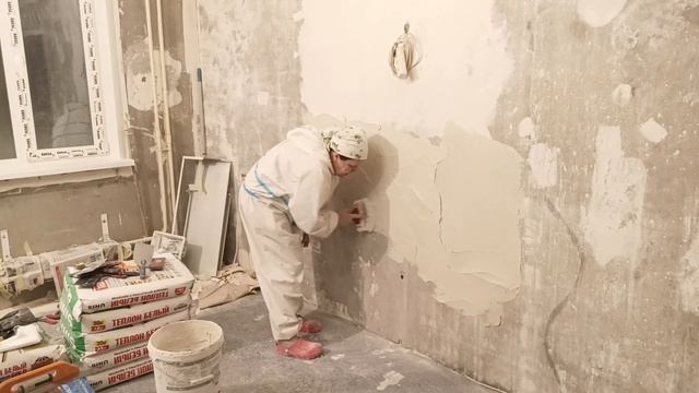 Как шпаклевать быстро стены новичку смотреть онлайн