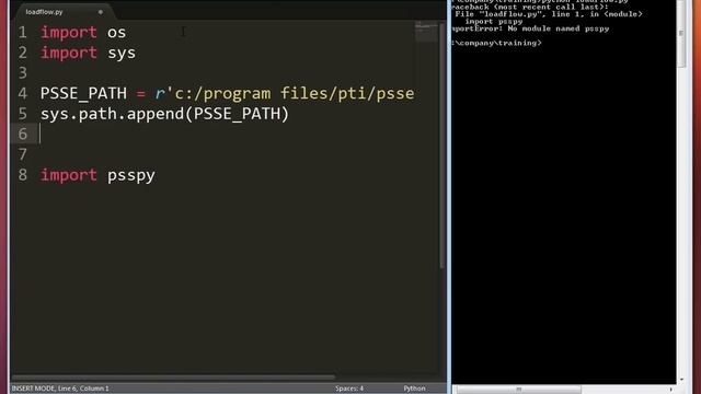 Import PSSE into your Python script смотреть онлайн