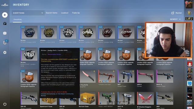 ХАЛЯВА В CS:GO // ОТКРЫТИЕ КАПСУЛ FACEIT LONDON MAJOR 2018 смотреть онлайн