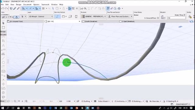 Tutorial ARCHICAD 22 Architectural Design Of The Bridge Roof