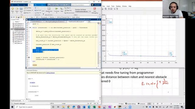 [14] MATLAB coding of 1D and 2D Artificial Potential Field - (guaranteed 100% understanding) смотреть онлайн