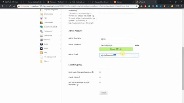 How to Start a WordPress Blog on SiteGround смотреть онлайн