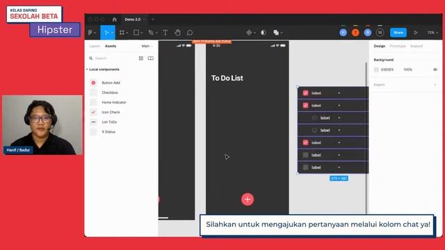 Sekolah Beta - Kelas Daring Serial Hipster: Figma 101: Hack & Tips смотреть онлайн
