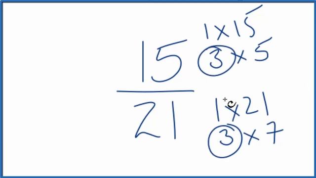 How to Simplify the Fraction 15/21 смотреть онлайн