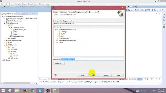 Building Multi Level Menu Dynamically with Hibernate in Struts Framework смотреть онлайн