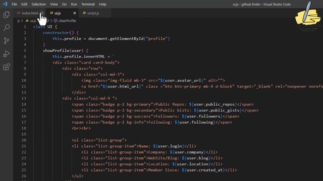 01. Github Users Finder Project for beginners || API, HTML, CSS & vanilla JavaScript || 2022 смотреть онлайн