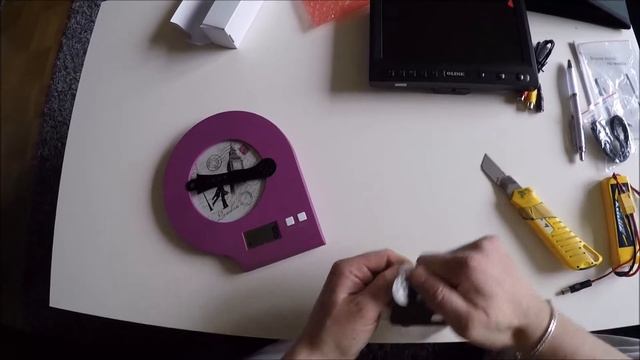Olink FPV Monitor 8 zoll Unboxing +Halterung Graupner Mx-12 смотреть онлайн