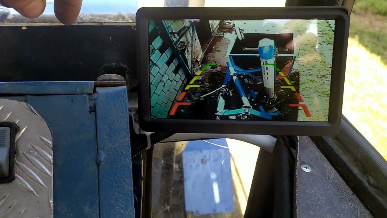 Камера заднего вида в самодельный трактор. смотреть онлайн