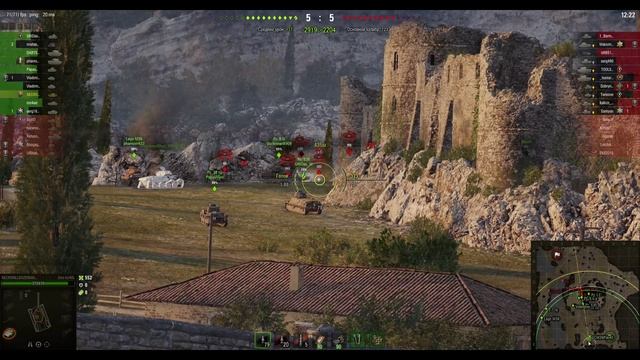 Strv m/40L.Прокачиваемый ЛТ(Швеция). Карта Рудники. №-3 смотреть онлайн