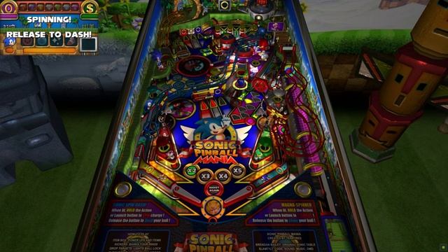 Sonic Pinball Mania 1.5 TerryRed amazing new features: Spin dash and Magna-spinner! смотреть онлайн