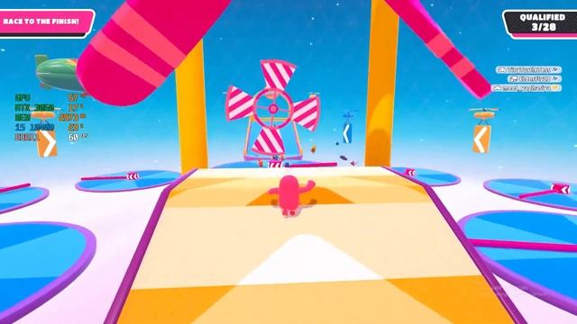 Fall Guys : RTX 3060 12GB + i5-10400 : Ultra Graphics 60fps Monitor | 1080p Full HD | Gameplay смотреть онлайн