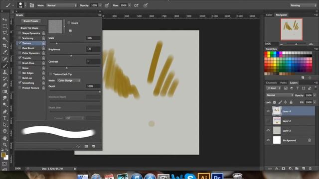 Custom Canvas Brush In Photoshop