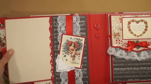 To My Valentine Pion Design Guest Designer project Scrapbook Mini Album. смотреть онлайн