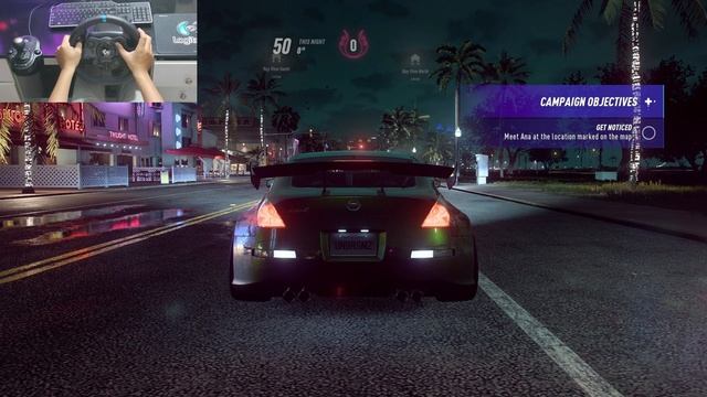 NFS Underground 2 Rachel's Nissan 350z || NFS HEAT || Logitech G923 || 4K UHD Realistic Gameplay || смотреть онлайн