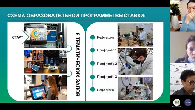 «Билет в будущее». Информационное рабочее совещание в онлайн режиме смотреть онлайн