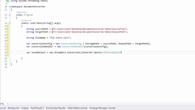 XLSX to PDF Conversion in C# смотреть онлайн