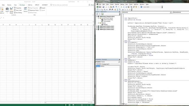 Microsoft Excel Macros and VBA Level 6 - Video 10 Macro and VBA Project смотреть онлайн