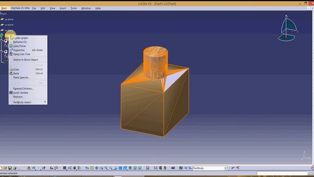 How to generate STL from CAD model in CATIA смотреть онлайн