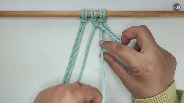 DIY Macrame Wavy Leaves Pattern For Your Macrame Project | Macrame Floral (Part 2) смотреть онлайн