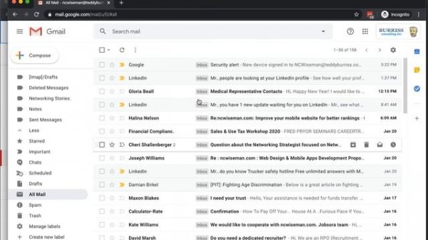 I lost my Gmail messages. How do I find missing email messages in Gmail