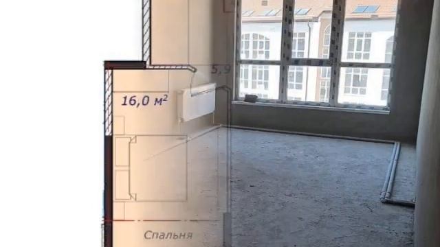 В ЖК "Лазурный - 2" продается Евродвушка. Без отделки. смотреть онлайн