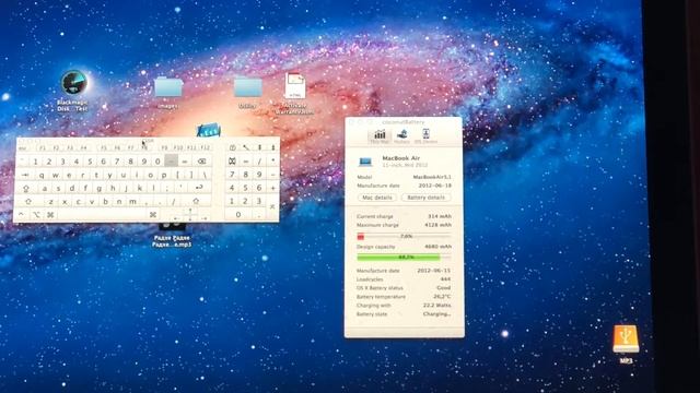 MacBook Air 11” Mid 2012 A1465 Разломан пополам смотреть онлайн
