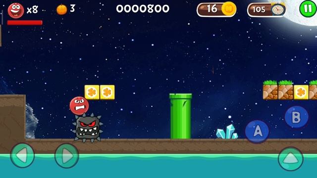 Red Hero 4: Ball Bounce Adventure