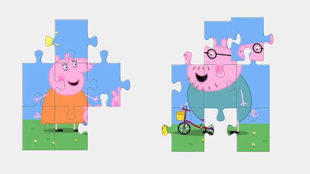 Puzzle Peppa Pig 🐷🐤 Peppa Pig y su familia 🌞 Puzzles Para Niños смотреть онлайн