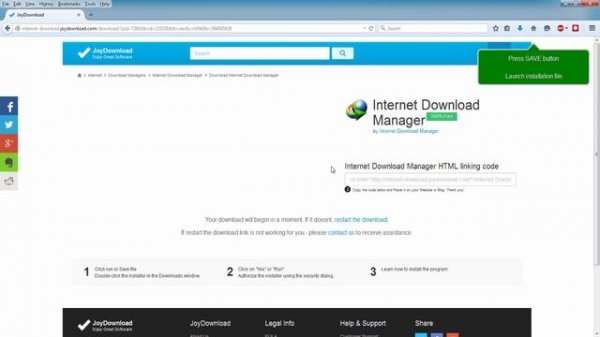 Как установить Internet Download Manager