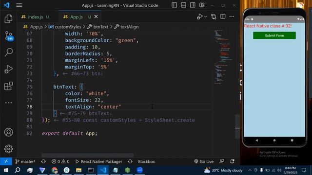 Mobile App Development | React Native tutorial | Touchableopacity , TextInput elements explained смотреть онлайн