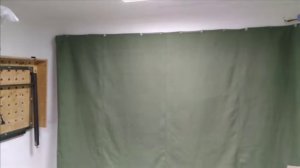 Гараж мечты. Штора на ворота.