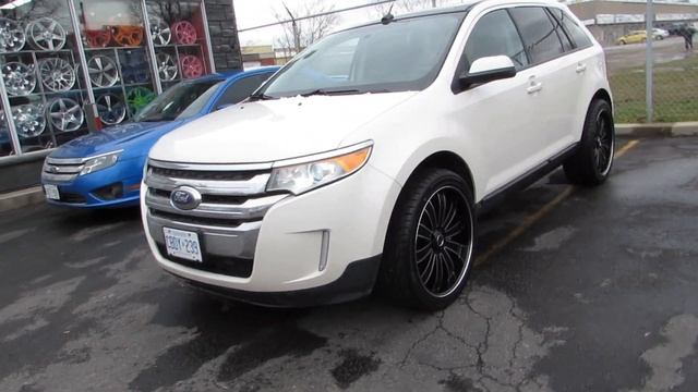 2013 FORD EDGE RIDING ON 22 INCH CUSTOM RIMS &TIRES смотреть онлайн