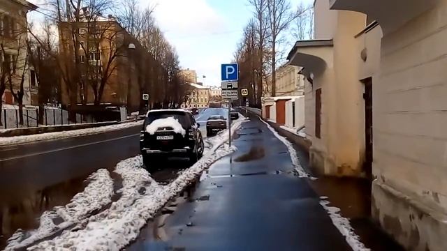 Москва 2303 2-я (вторая) Бауманская улица, Лефортовская площадь весна день смотреть онлайн