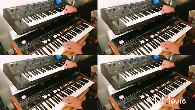 Vintage Synth Demo - Korg Delta DL-50 and Roland VK-09 смотреть онлайн