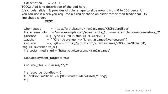 iOS : ERROR | [iOS] file patterns: The `source_files` pattern did not match any file смотреть онлайн