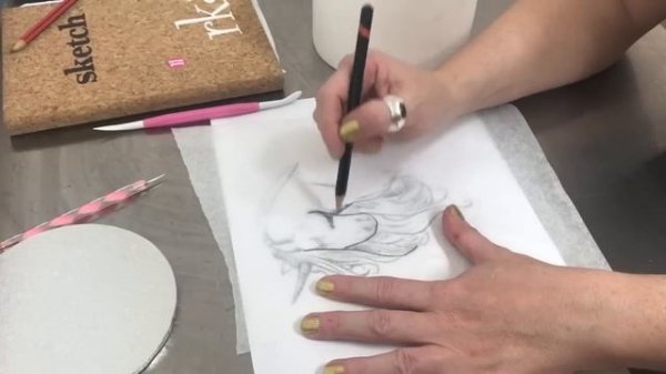 Tranferring an image to fondant