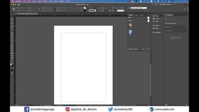 Creating A Postcard In InDesign