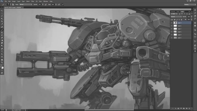 Concept MechWarrior | Speedpaint смотреть онлайн