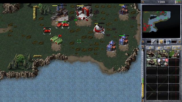 Command & Conquer Red Alert 1 # Soviet 5 - Distant Thunder смотреть онлайн