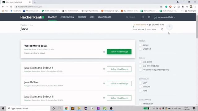 HackerRank | Java | Welcome to Java | Certification | Gold Badge смотреть онлайн