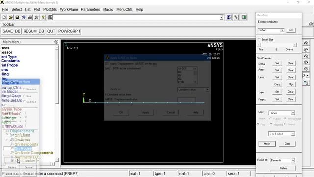 Ansys MODAL ANALYSIS OF CANTILEVER BEAM problem 23 as per vtu syllabus from ANSYS lab. смотреть онлайн