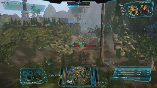 MechWarrior Online Arctic Cheetah Forest Colony Assault смотреть онлайн